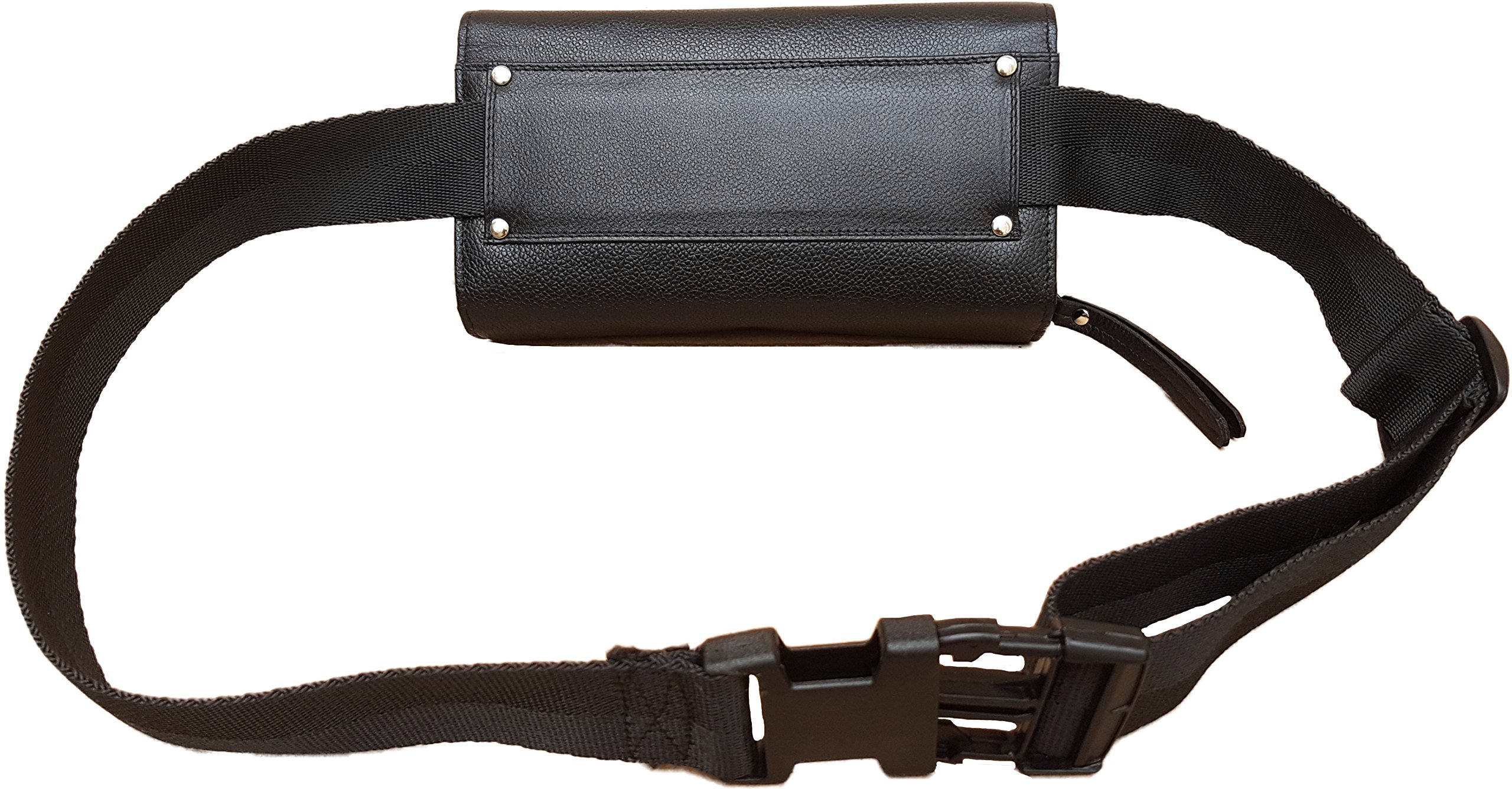 Sacoche Cuir sans Monnayeur Euro – Portefeuille Serveur Restauration – Pochette Caisse Billets Fermeture Aimant