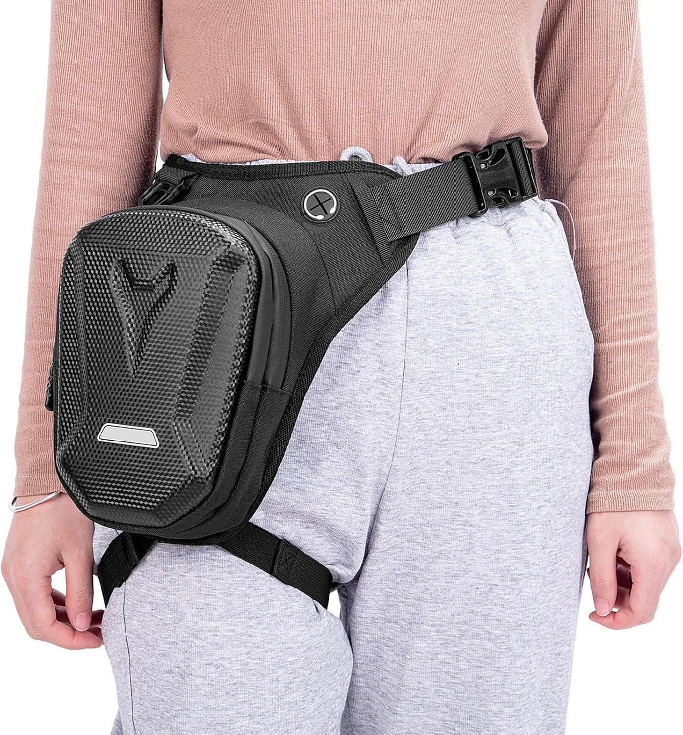 Thigh Bag for Women | Waterproof Adjustable Pocket,Motorcycle Thigh Bags Gear Sling Pouch – for Cycling Hiking Travel Outdoor Bike Climbing Shopping Adventure Sports Work Cyclists