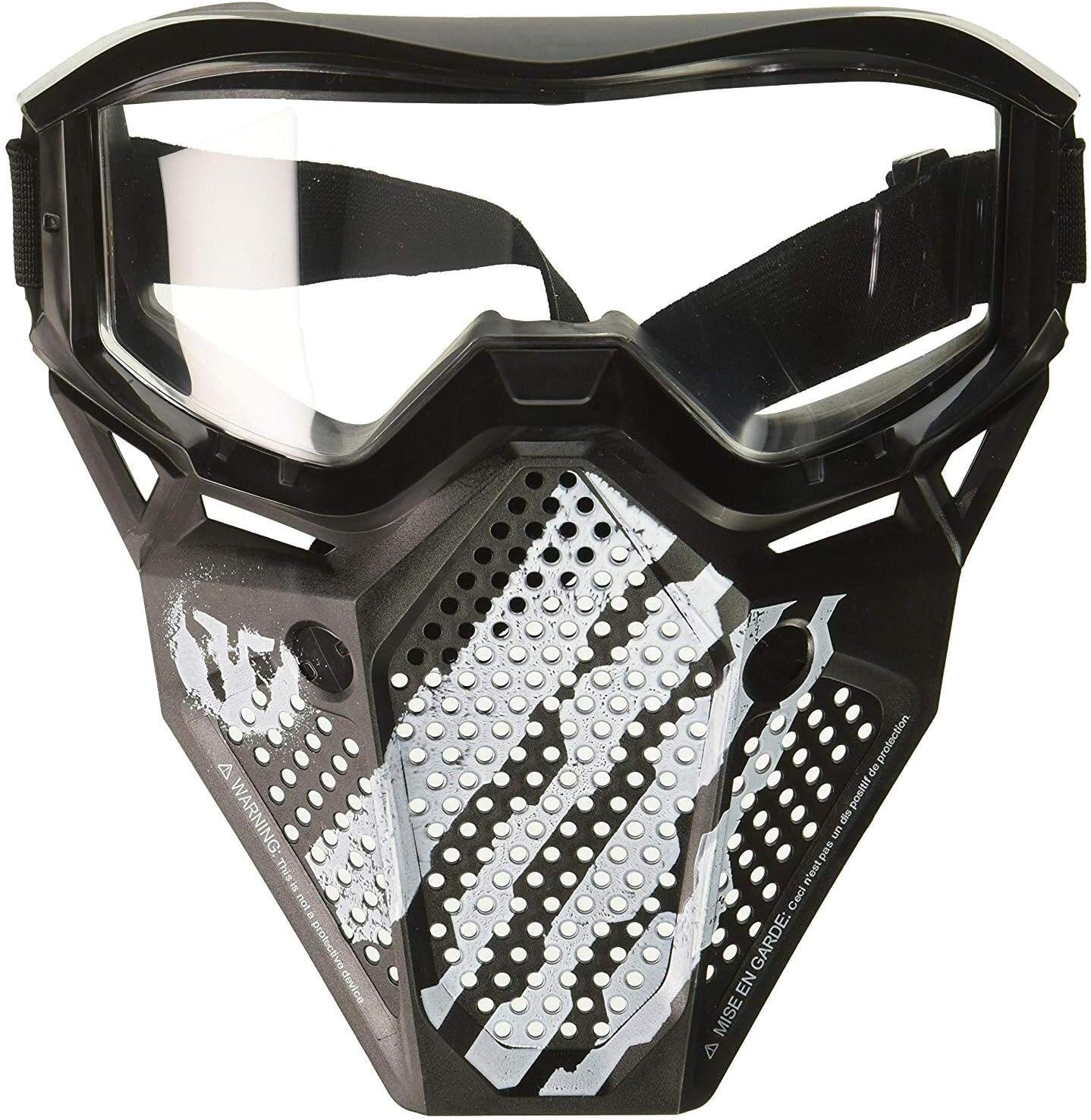 Rival Phantom Corps Face Mask, White Color Scheme, Breathable Design, Adjustable Band, Nerf Accessories for 14 Year Old Boys and Girls, one size