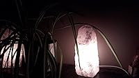 Vista 5 de Lámpara de cuarzo rosa rosa espécimen de cristal natural mineral áspero decoración luz de noche