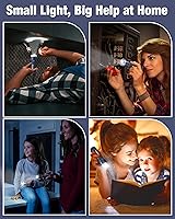 Vista 3 de EverBrite Small Flashlight, Compact LED Flashlights with 3 Modes, Water-Resistant Mini Flashlight for Home, Camping, and Emergencies, 3 AAA Gray