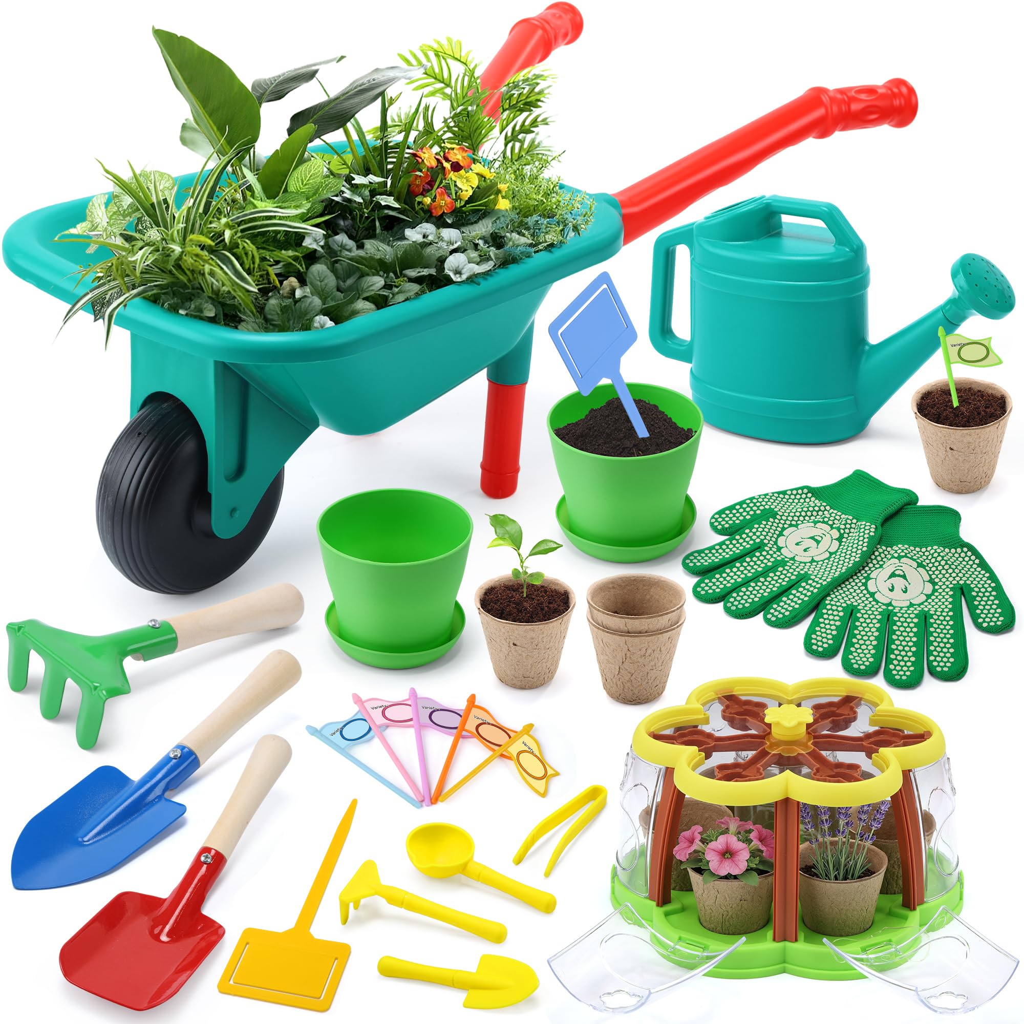 CUTE STONE Kids Gardening Set