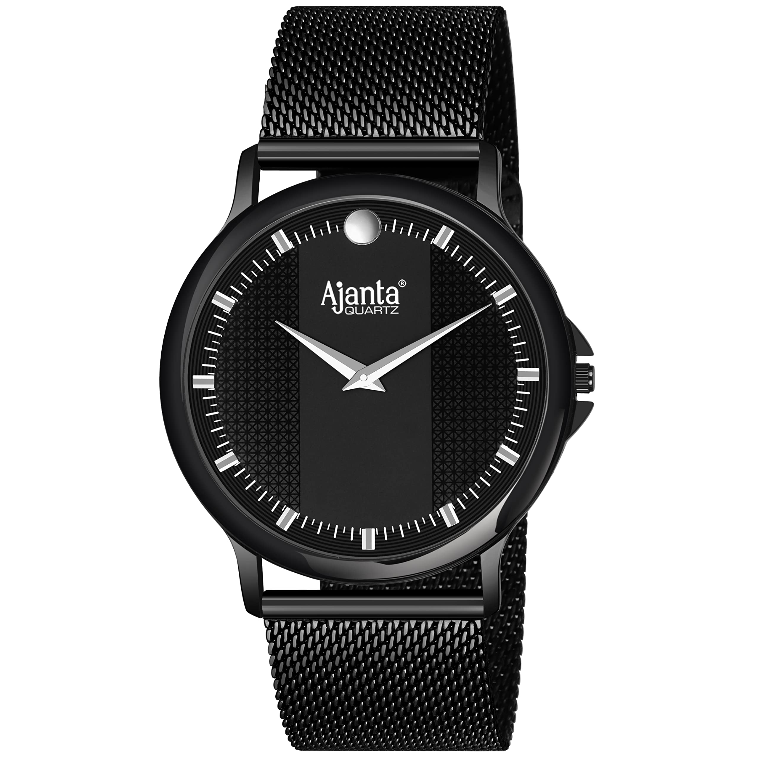 Ajanta’s Ultra Slim Trendy Analog Watch for Men’s & Boys with Metal Mesh Band for Casual & Formal Occasions- AWC115 (Black) (B0BDL3B4KZ) Amazon Price History, Amazon Price Tracker