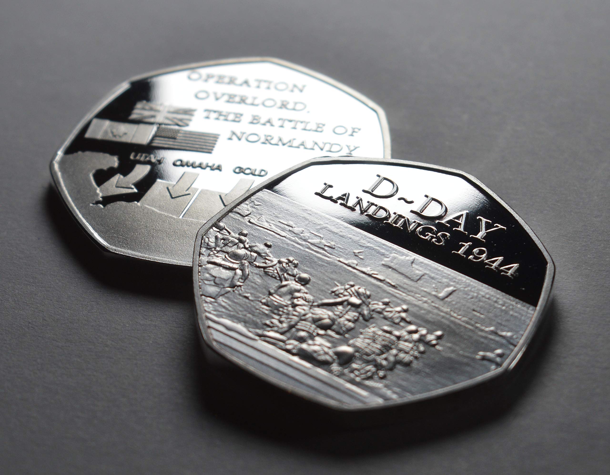 The Commemorative Coin Company Silver D-Day Landings 1944 Commemorative. Operation Overlord, Normandy, Ww2