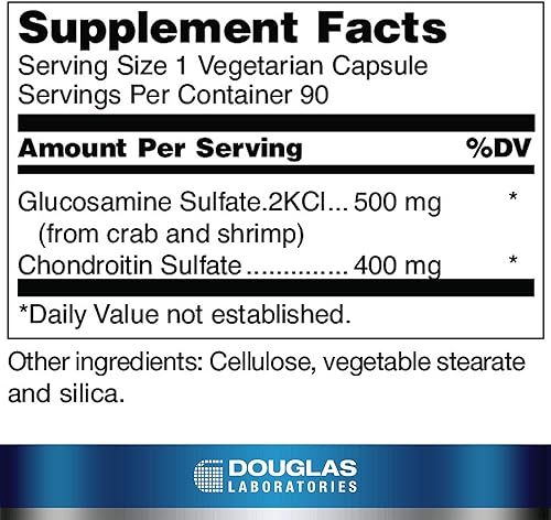 Miniatura 2 de Douglas Laboratories Glucosamine Plus Extra Strength  Apoya la salud de los tejidos conectivos y el cartílago articular  90 cápsulas