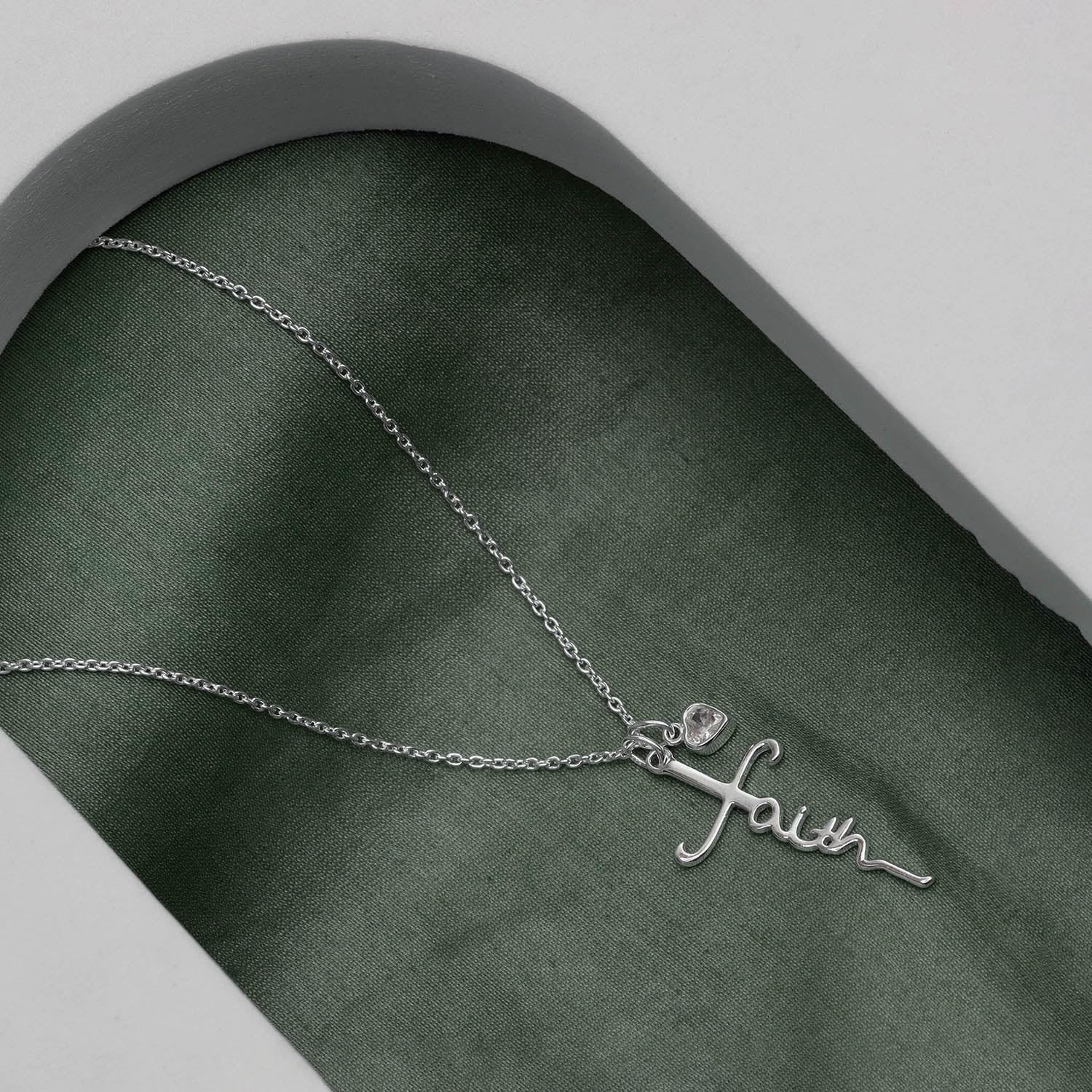 LeCalla Silver Cross Pendant Necklace Jewelry | Solid 925 Sterling Silver Cross Necklace for Men Women - Image 4