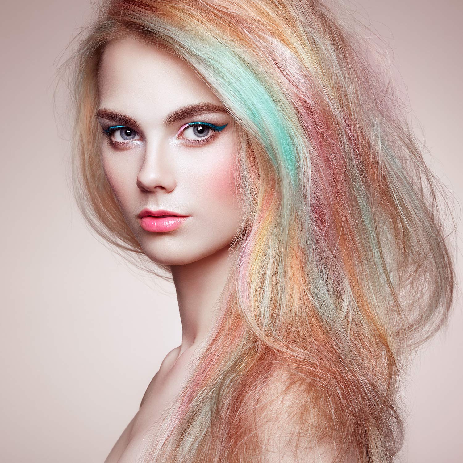 Kit de 20 gorras de cabello desechables para resaltar, gorra de peluquería para teñir el cabello con 2 ganchos de metal para uso doméstico y salón de belleza (morado) 4