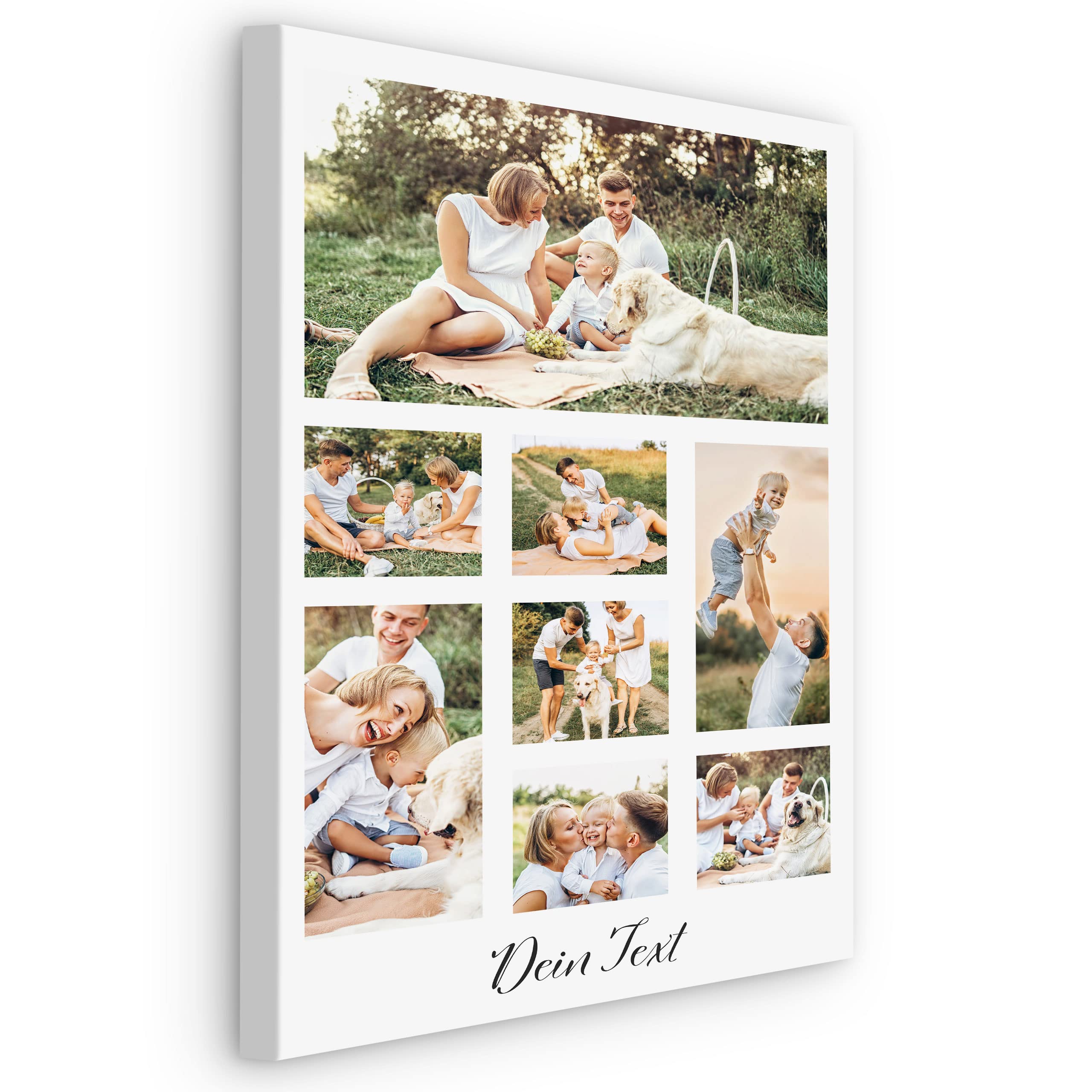 Muralo Personalisierte Leinwand mit eigenem Bild, Wandbild - 120x80 cm | Foto-Leinwandbild, hochauflösender Druck, lebendige Farben - ideal für Wohnzimmer und Schlafzimmer, Ein Geschenk fürs Leben