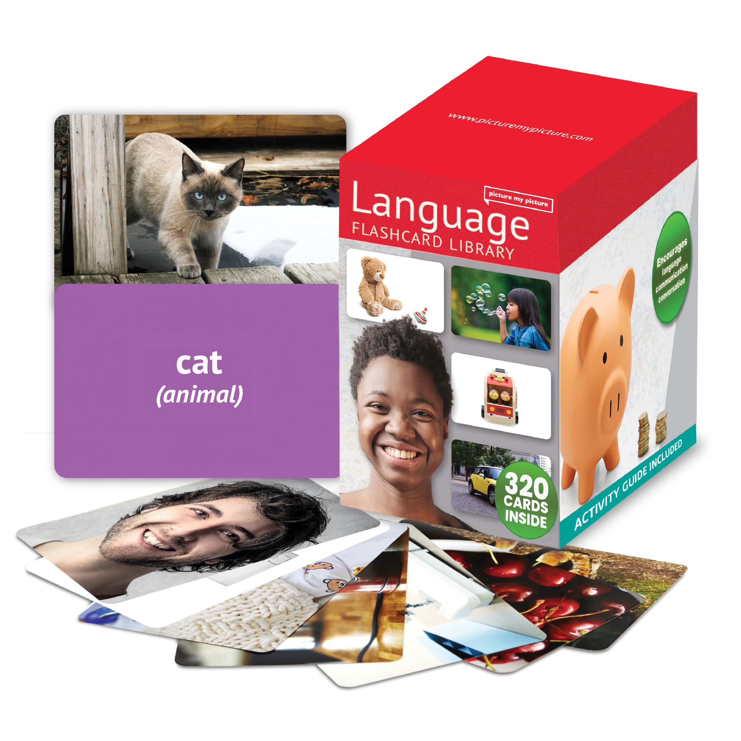 Bibliothèque Linguistiques Flash Card. Cartes Photo en 320 Langues. Matériel d'Orthophonie, Matériel ESL.