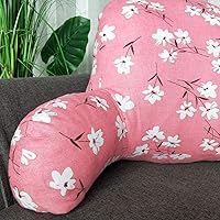 Vista 44 de Bohemian Printed Reading Pillow with Support Arms Soft Bed Rest Pillows Back Support Cushion for Kids Reading Watching TV Sitting Up in Bed Whale