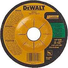 DEWALT DW4524 4-1/2-Inch by 1/4-Inch by 7/8-Inch Concrete/Masonry Grinding Wheel