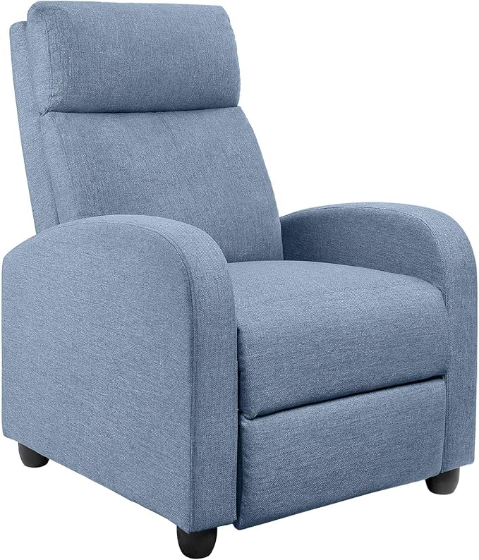 JUMMICO Recliner Chair Adjustable Home Theater Single