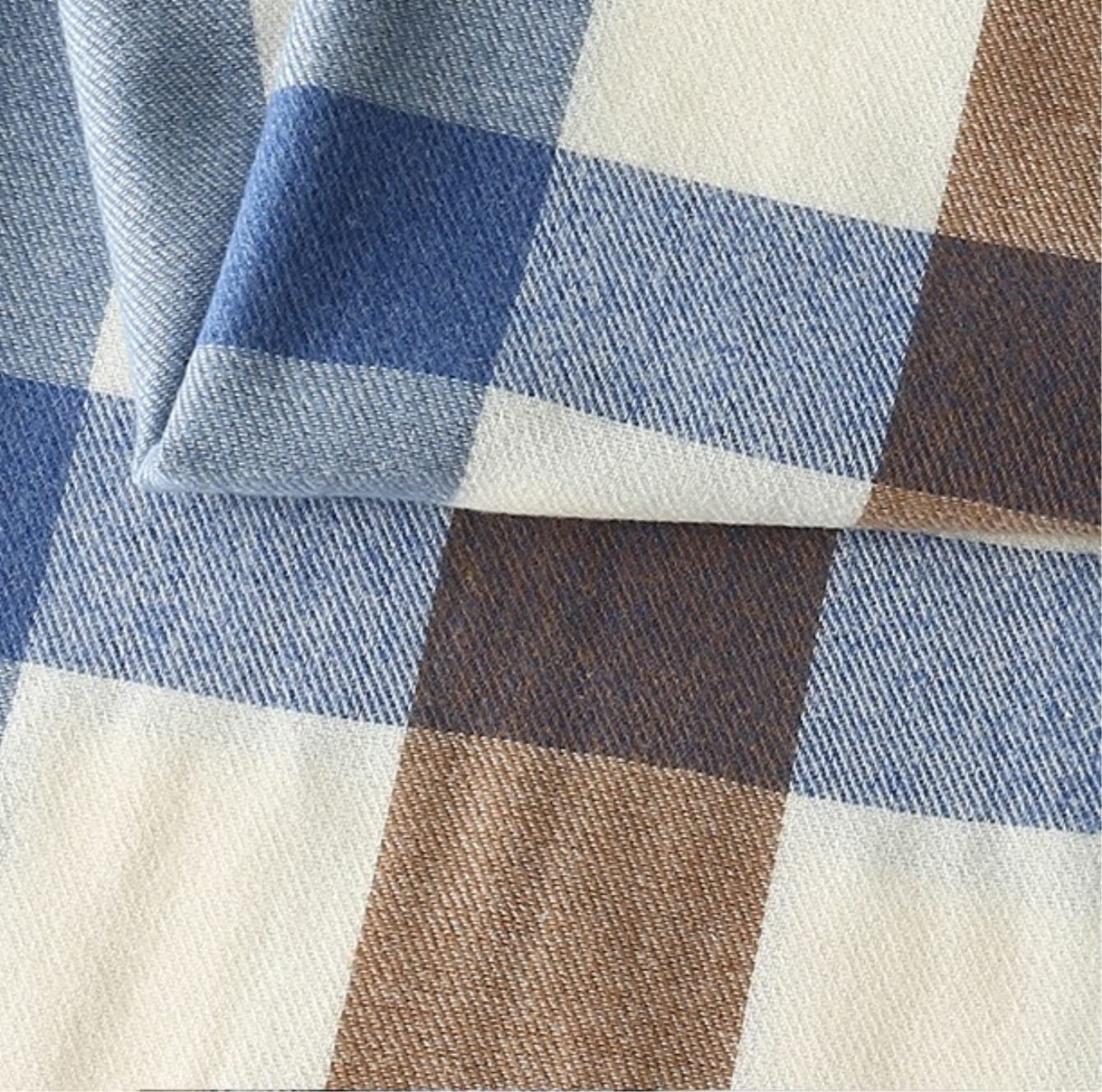 Écharpe Chale Hiver Femme Plaid Écharpe Femmes Foulards Treillis Long Châle Wrap Chaud Etole Femme(C)