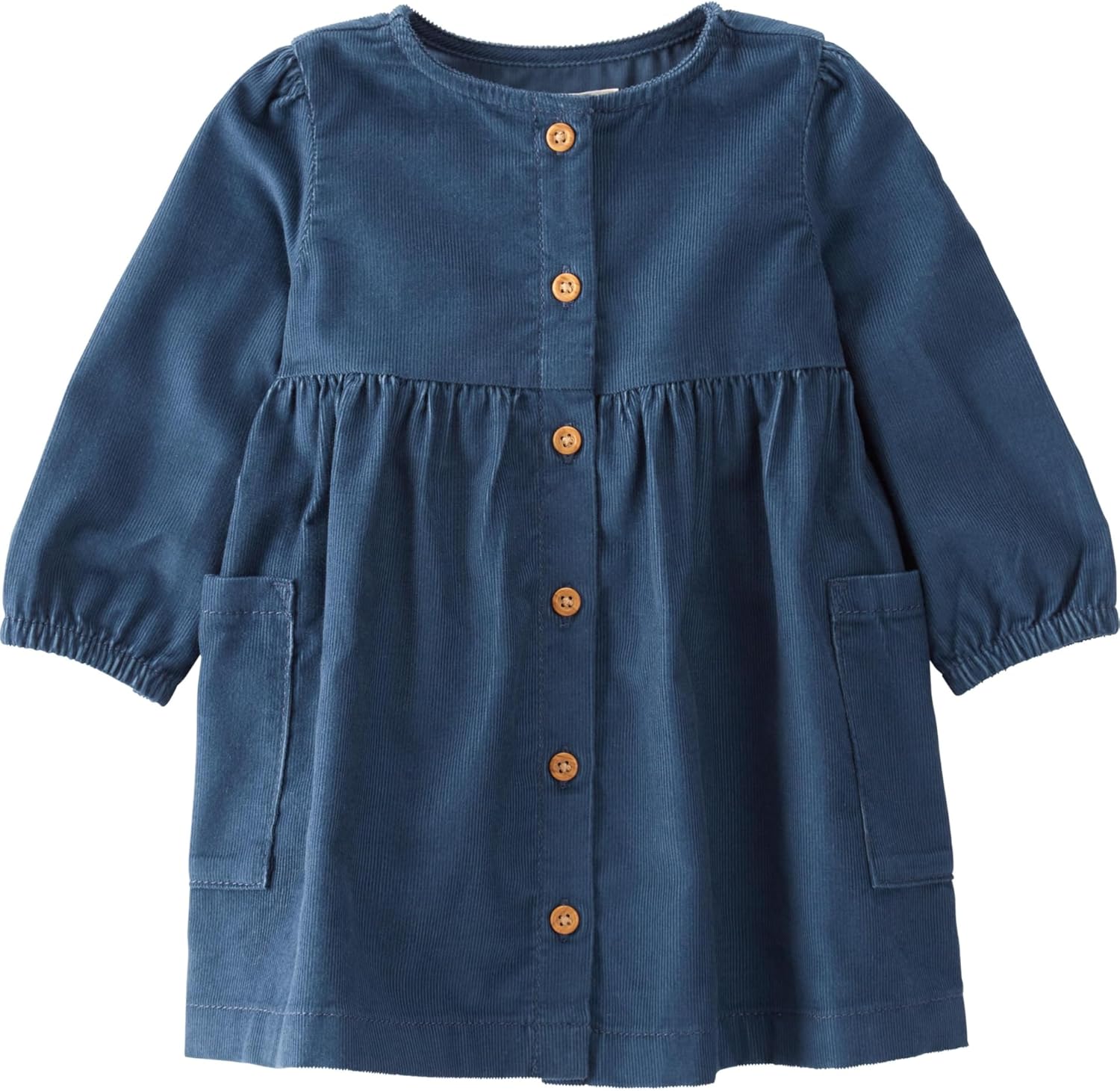 Little Planet by Carter's Baby Dress Made with Organic Cotton, Blue, NB
