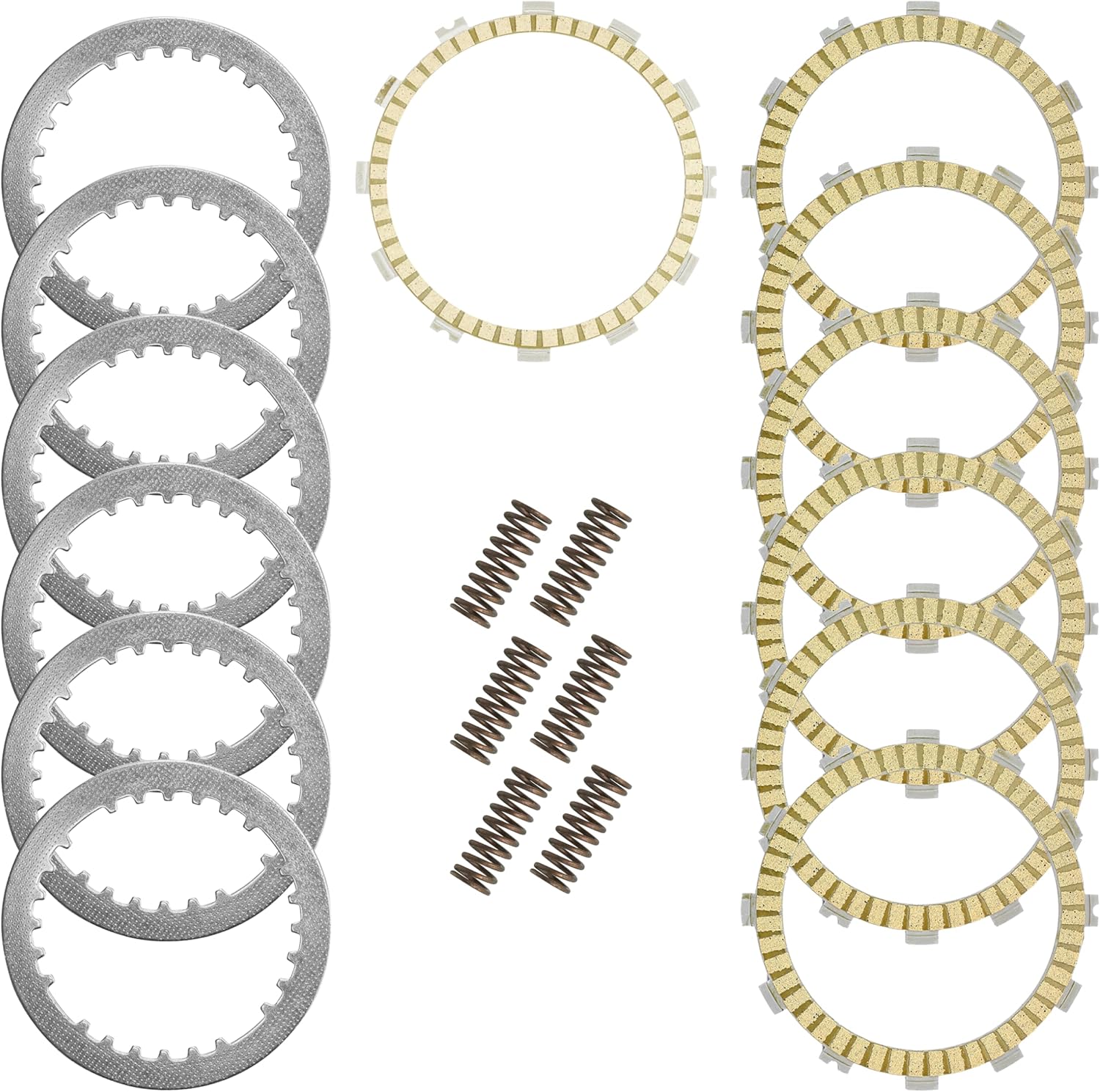 Caltric Clutch Friction Plates kit Compatible with Honda CRF450R CRF450RX CRF450RWE 2017 2018 2019 2020