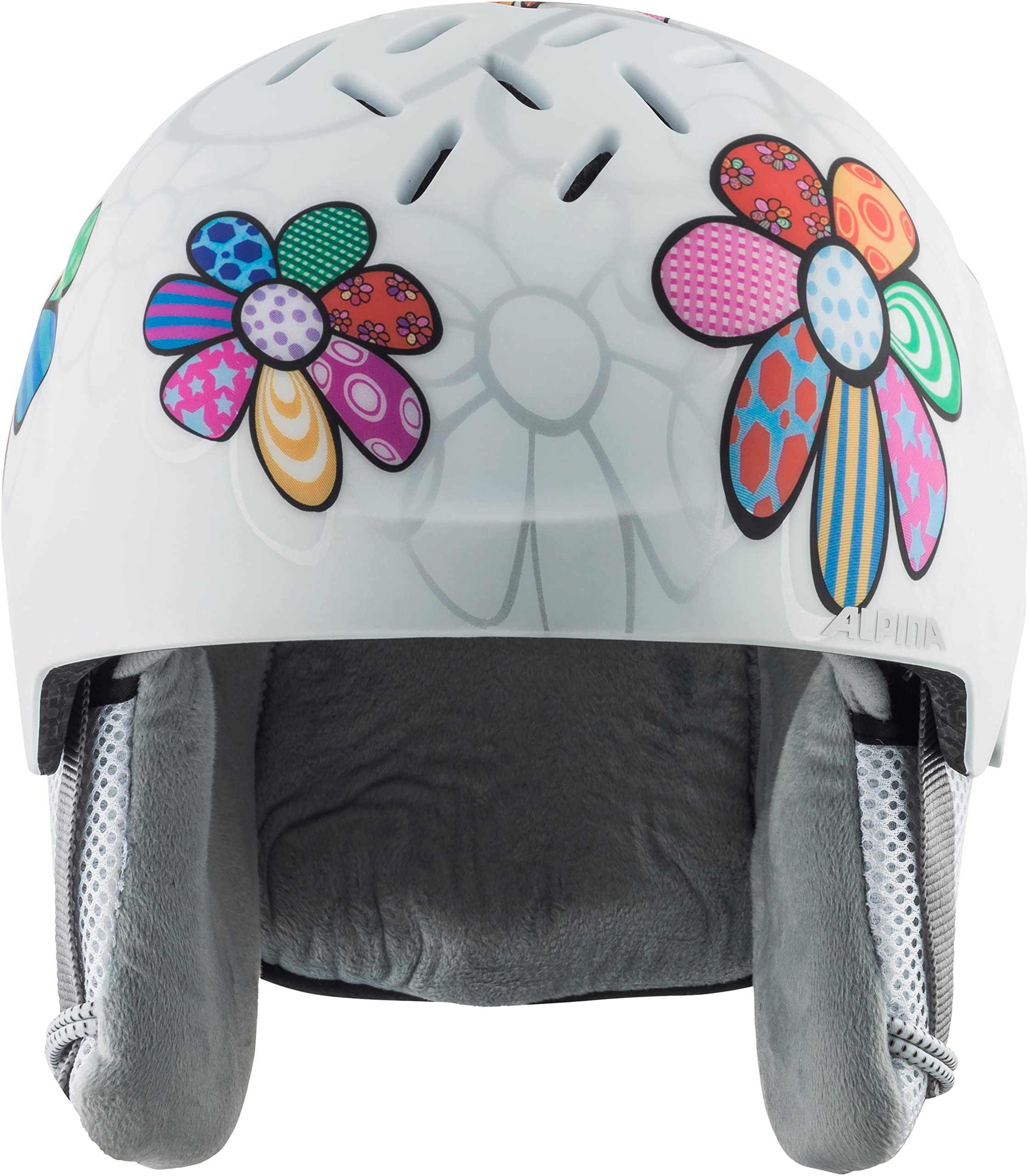ALPINA Unisexe - Enfants, PIZI Casque de Ski, Patchwork-Flower Matt, 46-51 cm