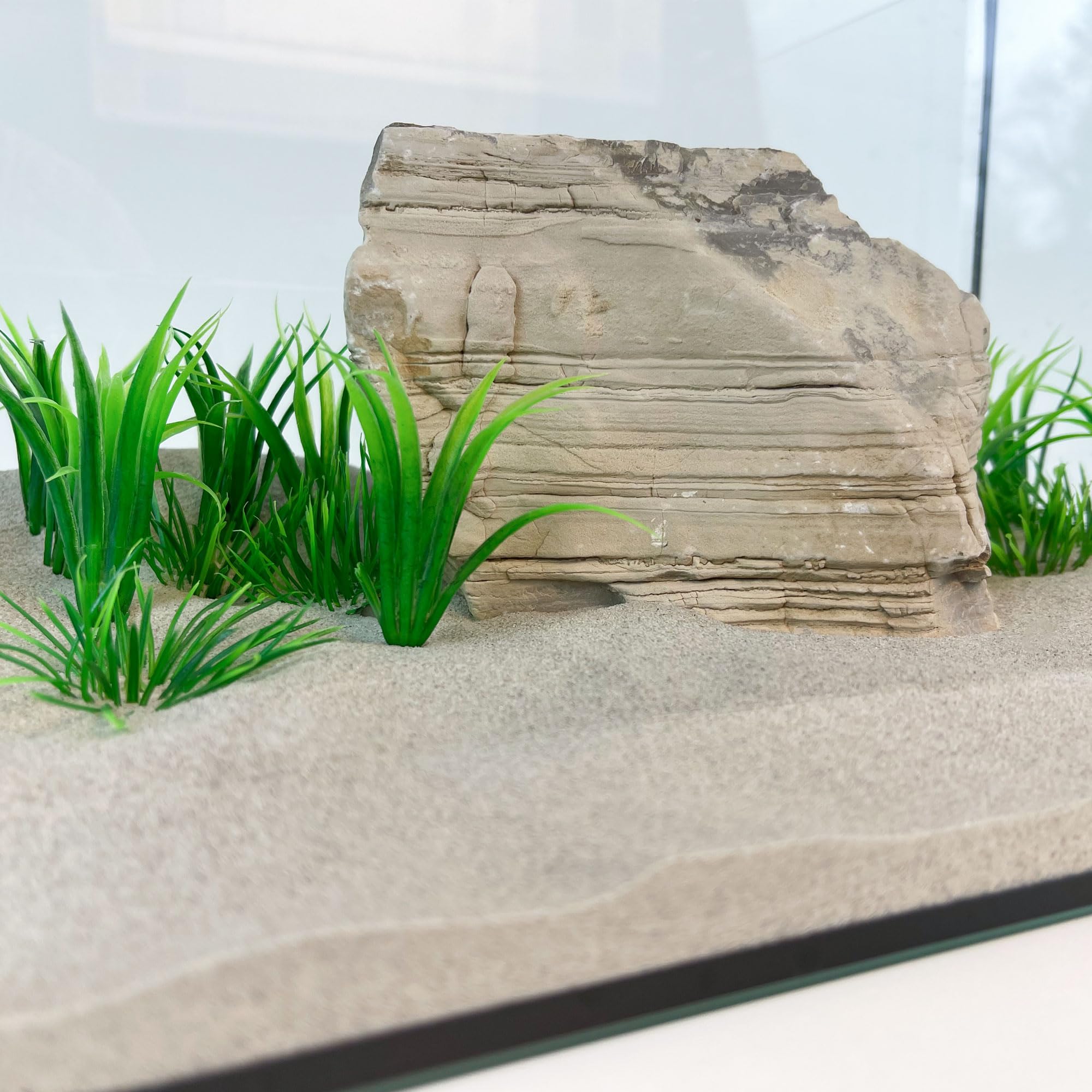 Schicker Mineral Aquariumsand Natur 25 kg, feiner Aquariumkies gewaschen, ungefärbt, kantengerundeter Bodengrund, Kies für Süßwasseraquarien, Meerwasseraquarien, Aquascaping (0,1-0,3 mm)