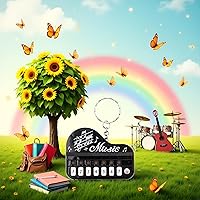 Vista 8 de Llavero de micro piano negro, teclado portátil, mini llavero de teclado electrónico con luces, pianos y teclados, llavero de instrumentos musicales