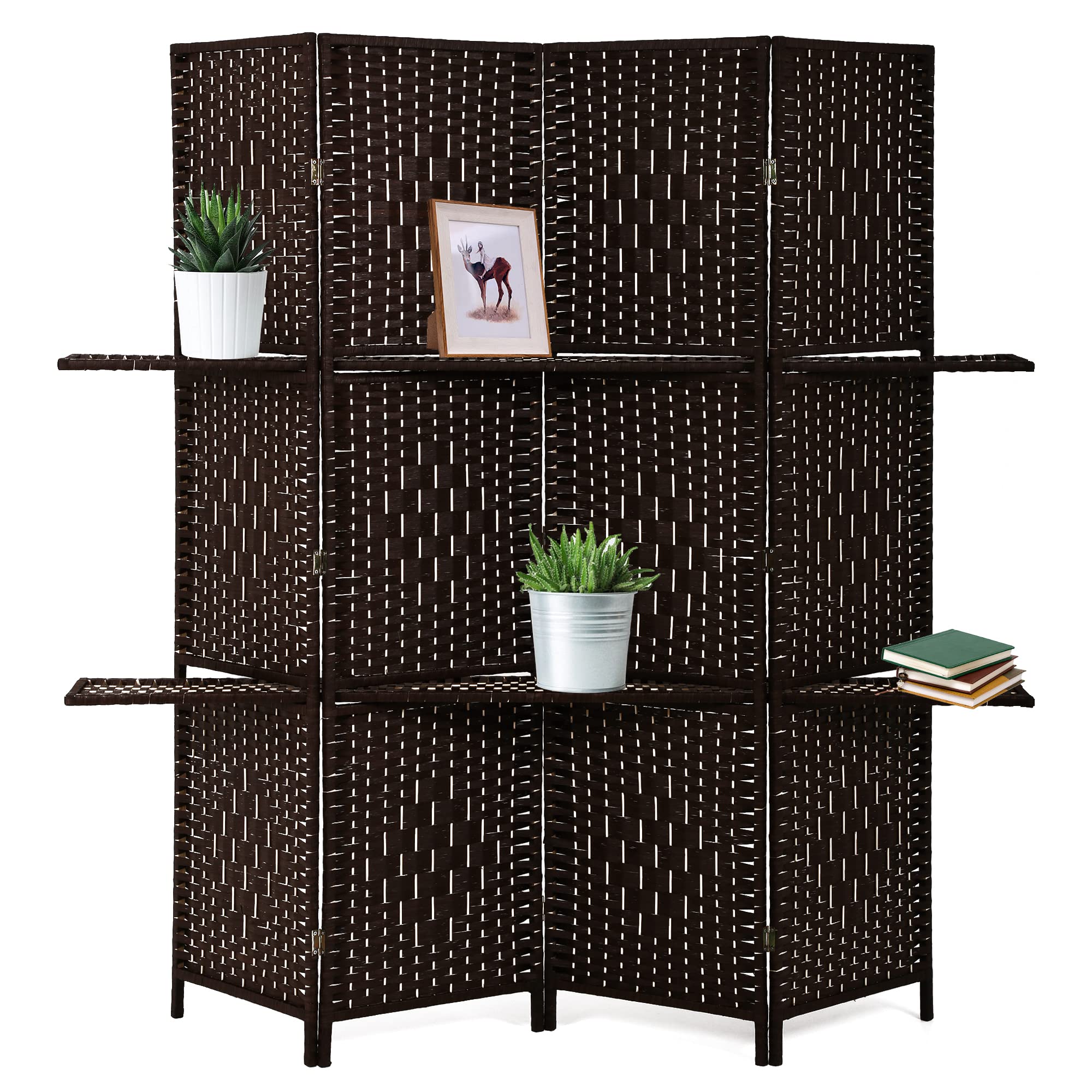 Room Divider Room Screen Divider Wooden Screen Folding Portable