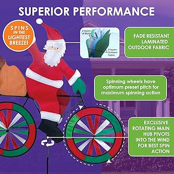 スイング　サンタクロース Amazon.com: Bike Spinner Santa 30