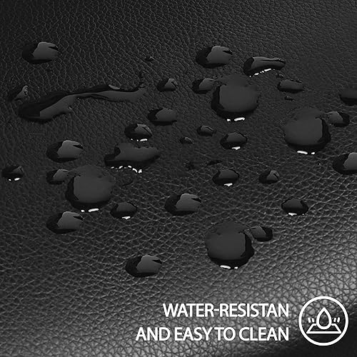 Miniatura 8 de Yaheetech Silla de oficina ejecutiva de piel sintética, silla giratoria de gestión con respaldo alto, silla de escritorio para computadora con