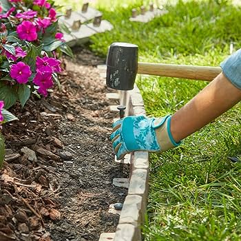 yoused 90s  Harbour border ロング丈 Amazon.com : EasyFlex No-Dig Landscape Edging with Anchoring