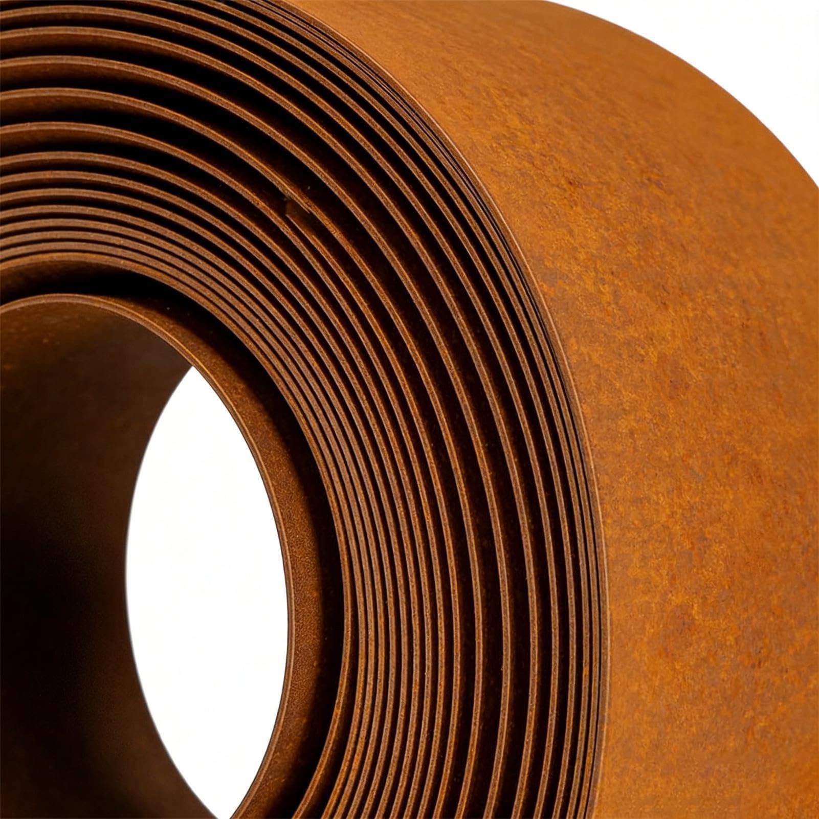 Bordillo para Jardín Resistente a la Intemperie, Acero Cortable Protector | Borduras Metálicas para Parterres para Jardín, Patio, Invernadero, Árboles y Macizos de Flores