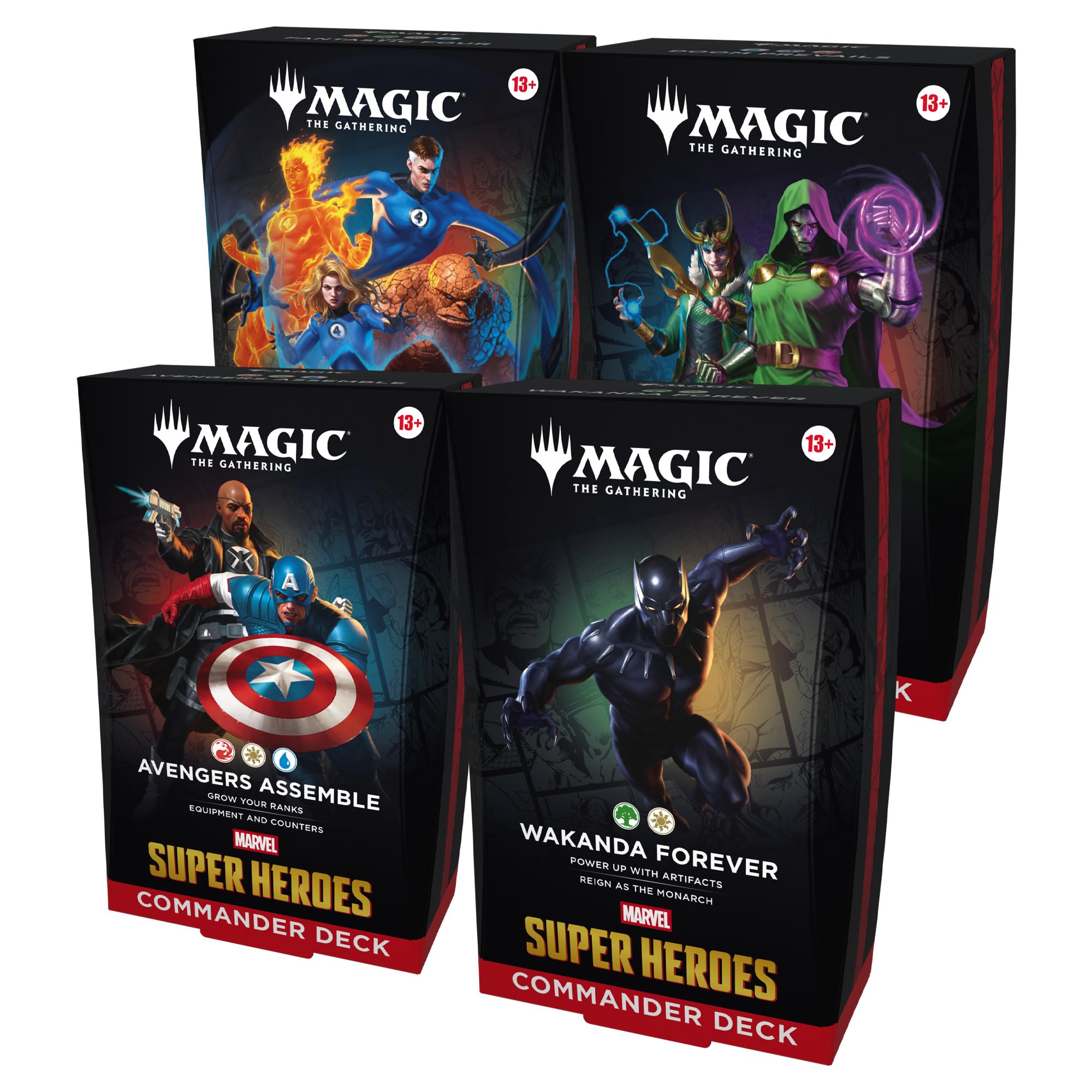 mtg marvel commander decks Amazon.com: Magic: The Gathering | Marvel Super Heroes Commander Deck main image 0