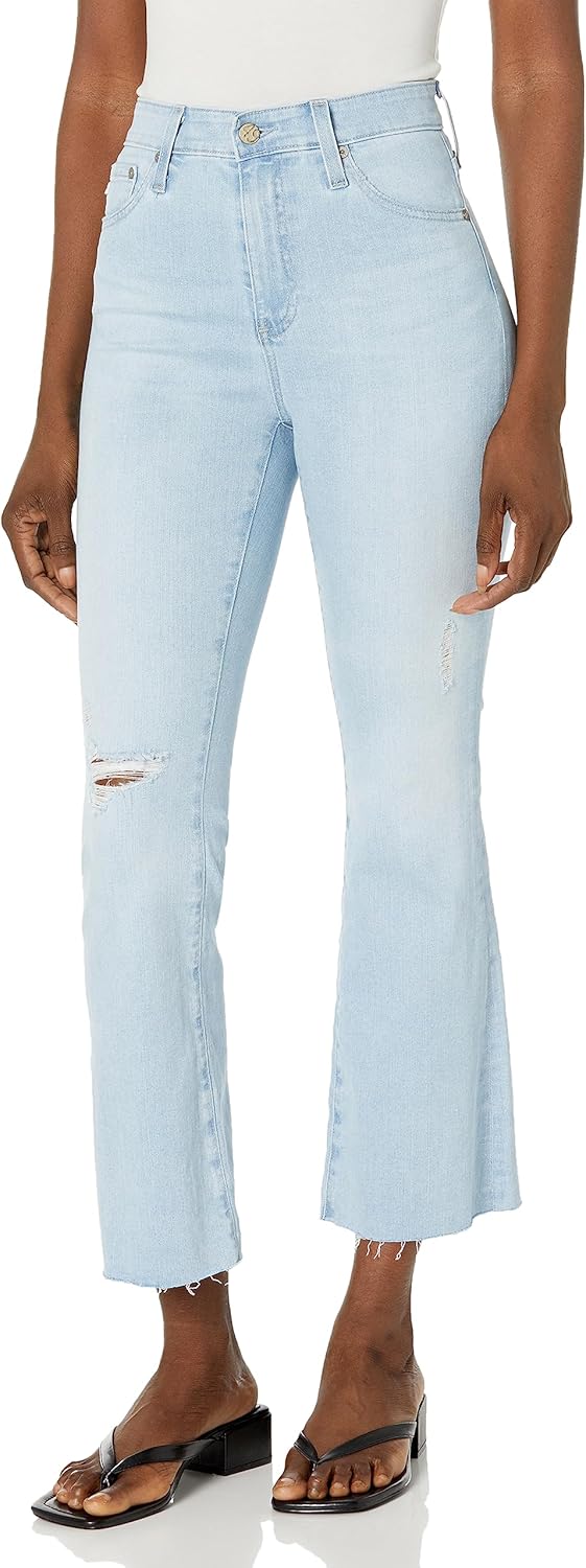 AG Adriano Goldschmied Womens Farrah High Rise Crop Boot Jean