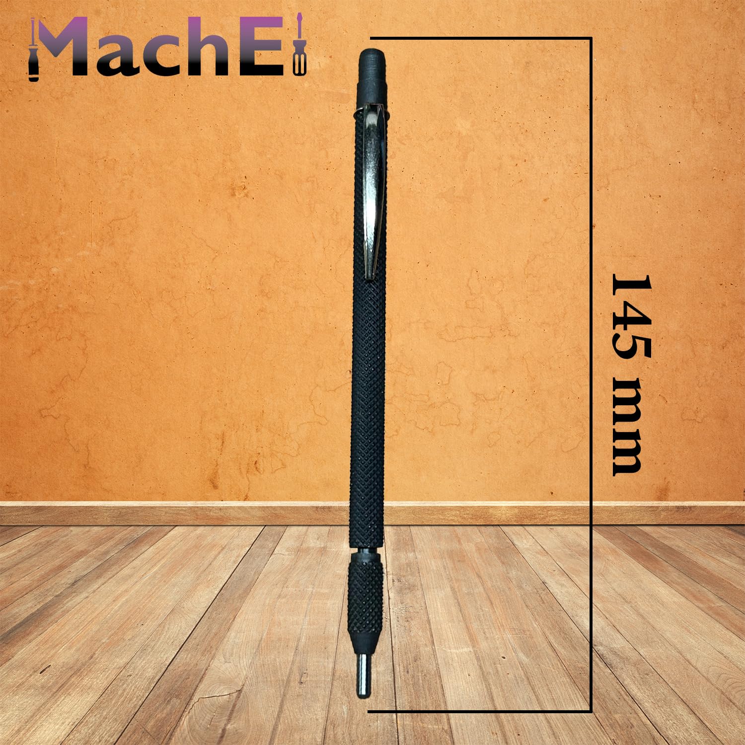 MachEl Carbide Point Tipped Scribing Pen Tool with Knurled Body - Precision Craft Scriber - Image 4