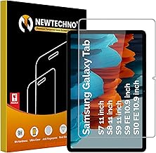 Premium Tempered Glass for Samsung Galaxy S10 FE 10.9 inch/ S9 FE /S9 / S8 / S7 11 inch Tempered Glass Screen Guard for Samsung S10 FE 10.9 inch / S9 FE /S9 / S8 / S7 11 inch Tablet with Edge to Edge Coverage and Easy Installation