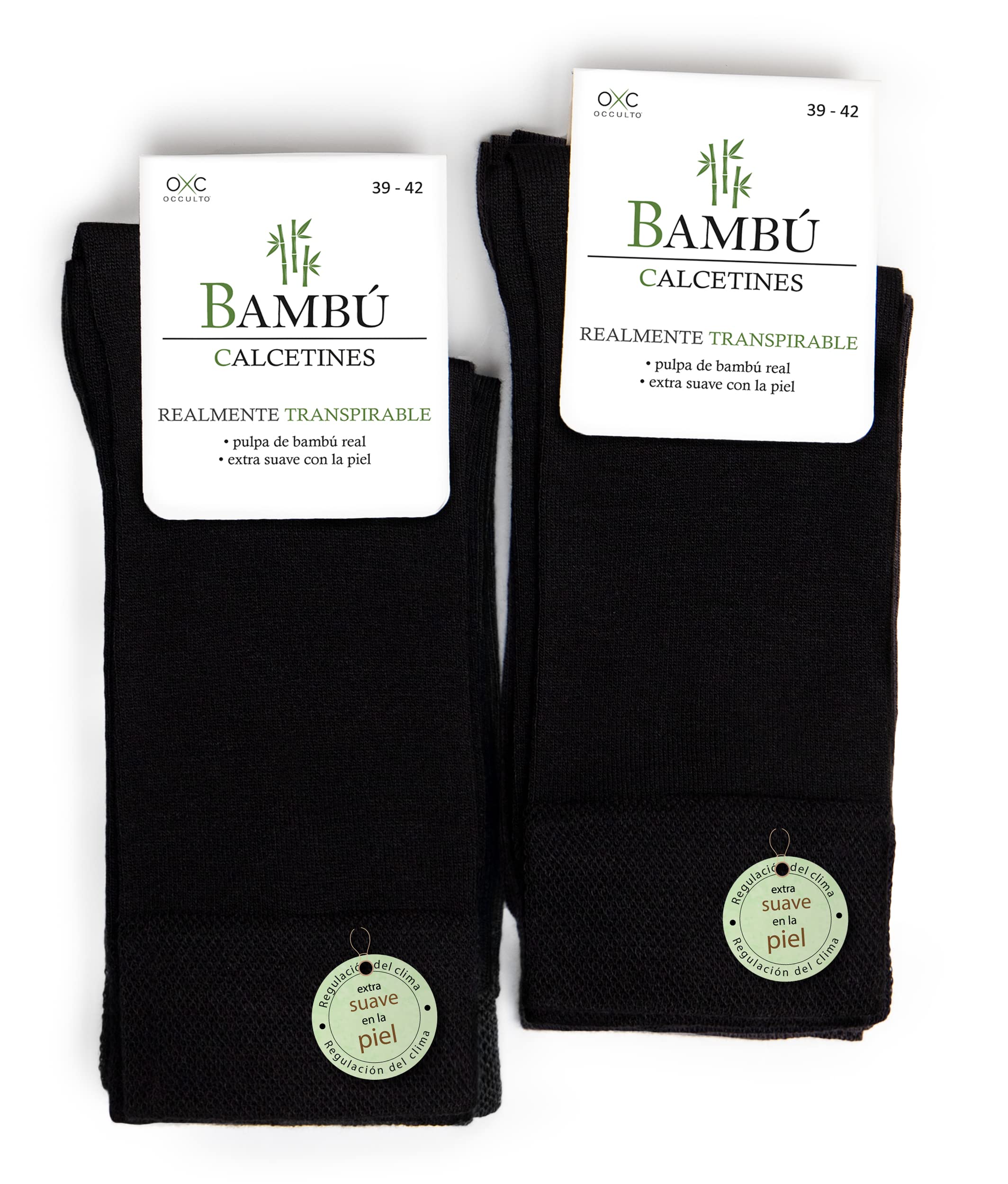 Occulto Calcetines bambú hombre 10 pares (modelo: Paule)