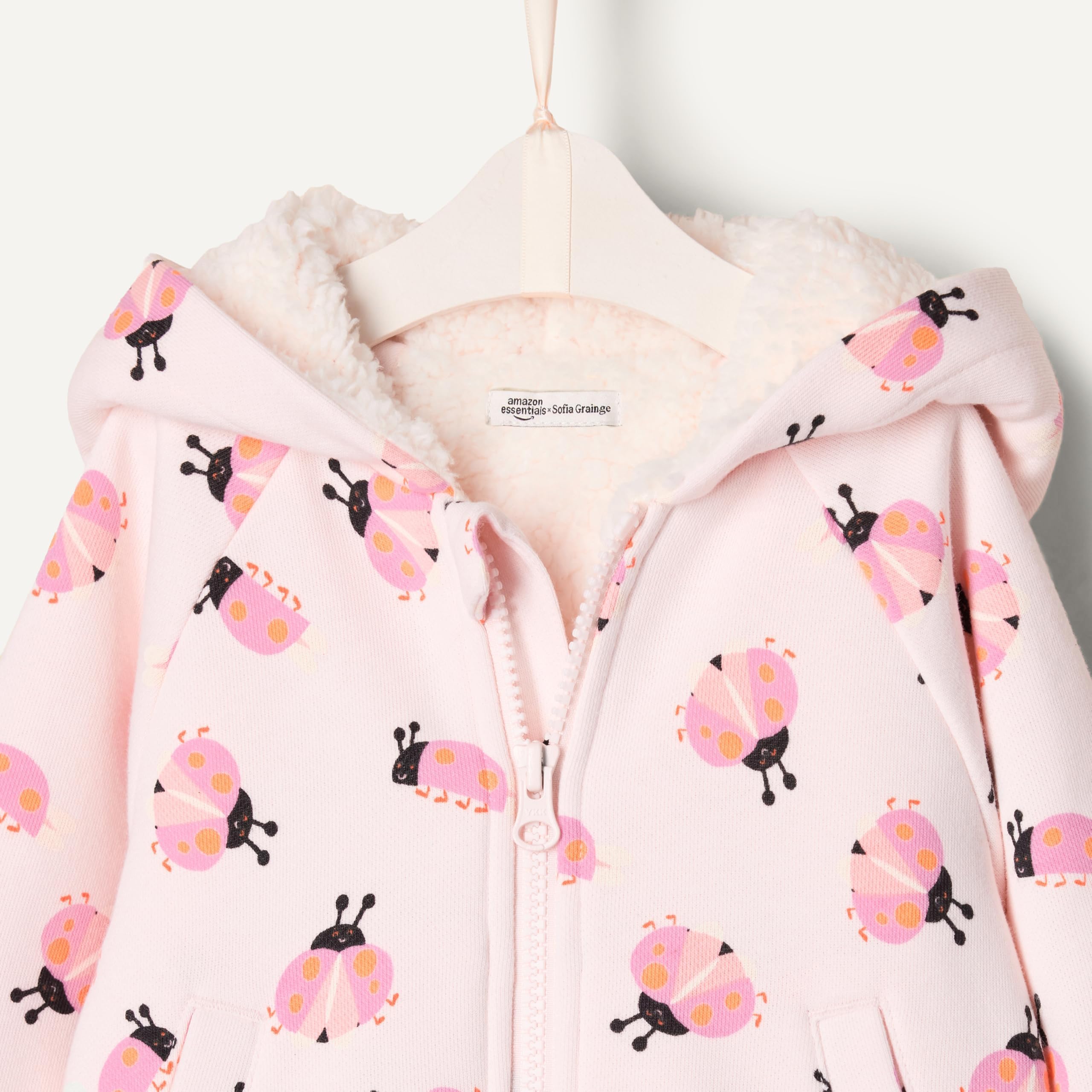 Amazon Essentials Unisex Baby Kapuzenpullover mit Reißverschluss