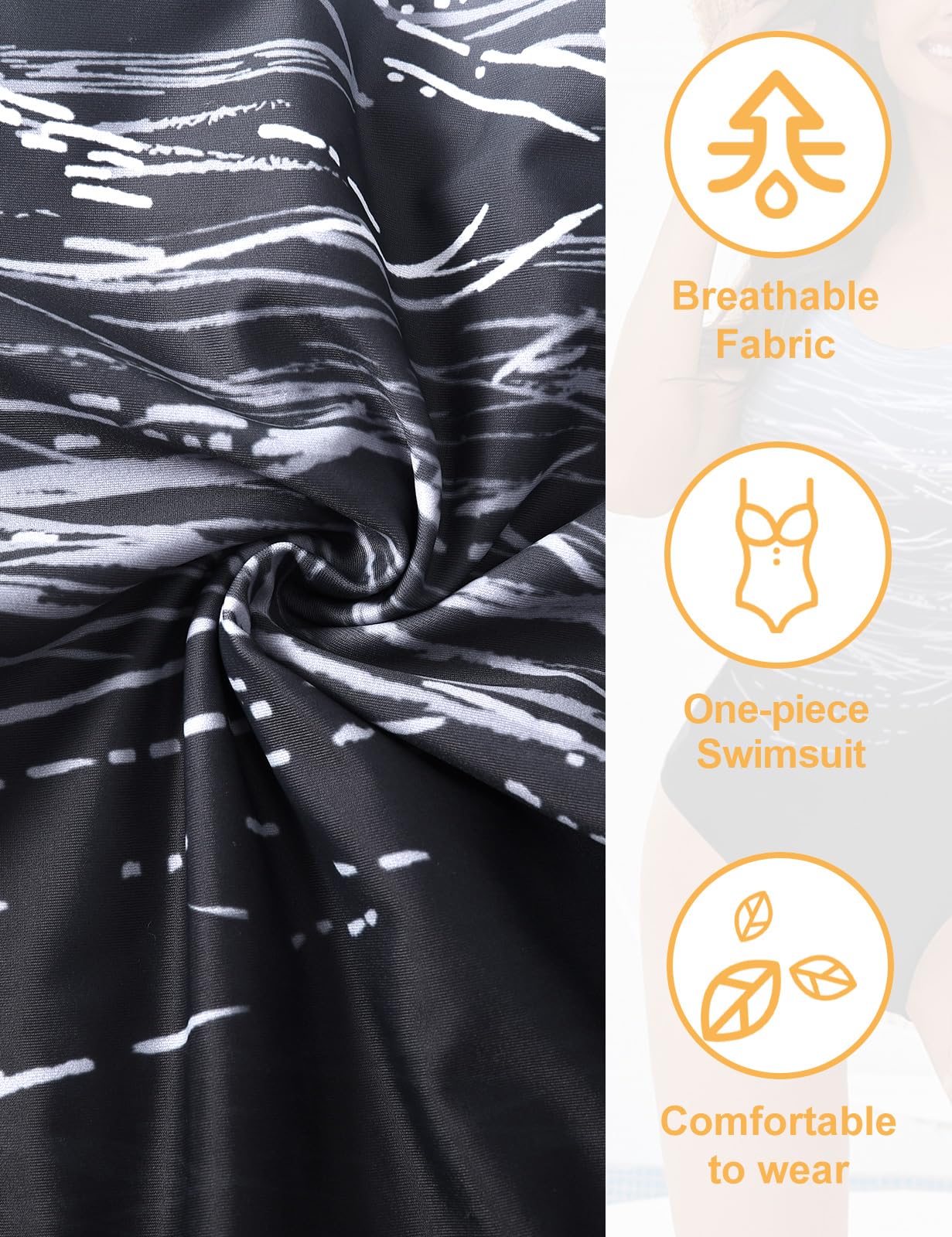heekpek Trajes de Baño una Pieza Bañadores Mujer Chaleco Estilo Gradiente de Color Cintura Alta Slim Fit Bañador Deportivo Mujer