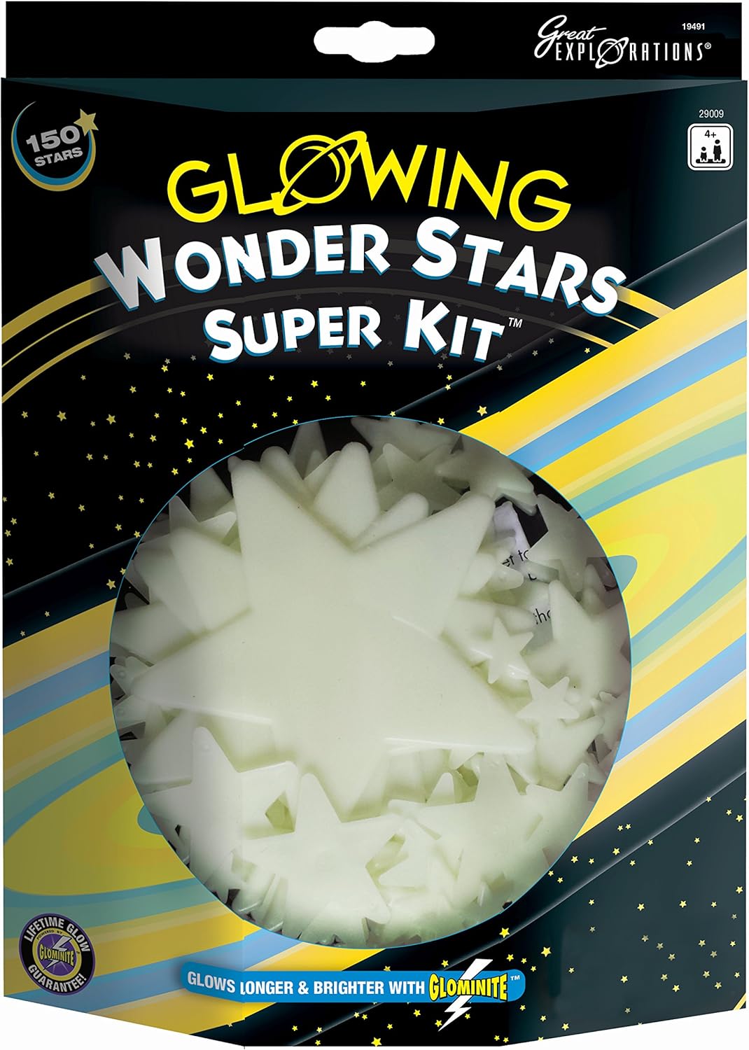 University Games 29009 Glow in The Dark Wonder Stars Super Kit