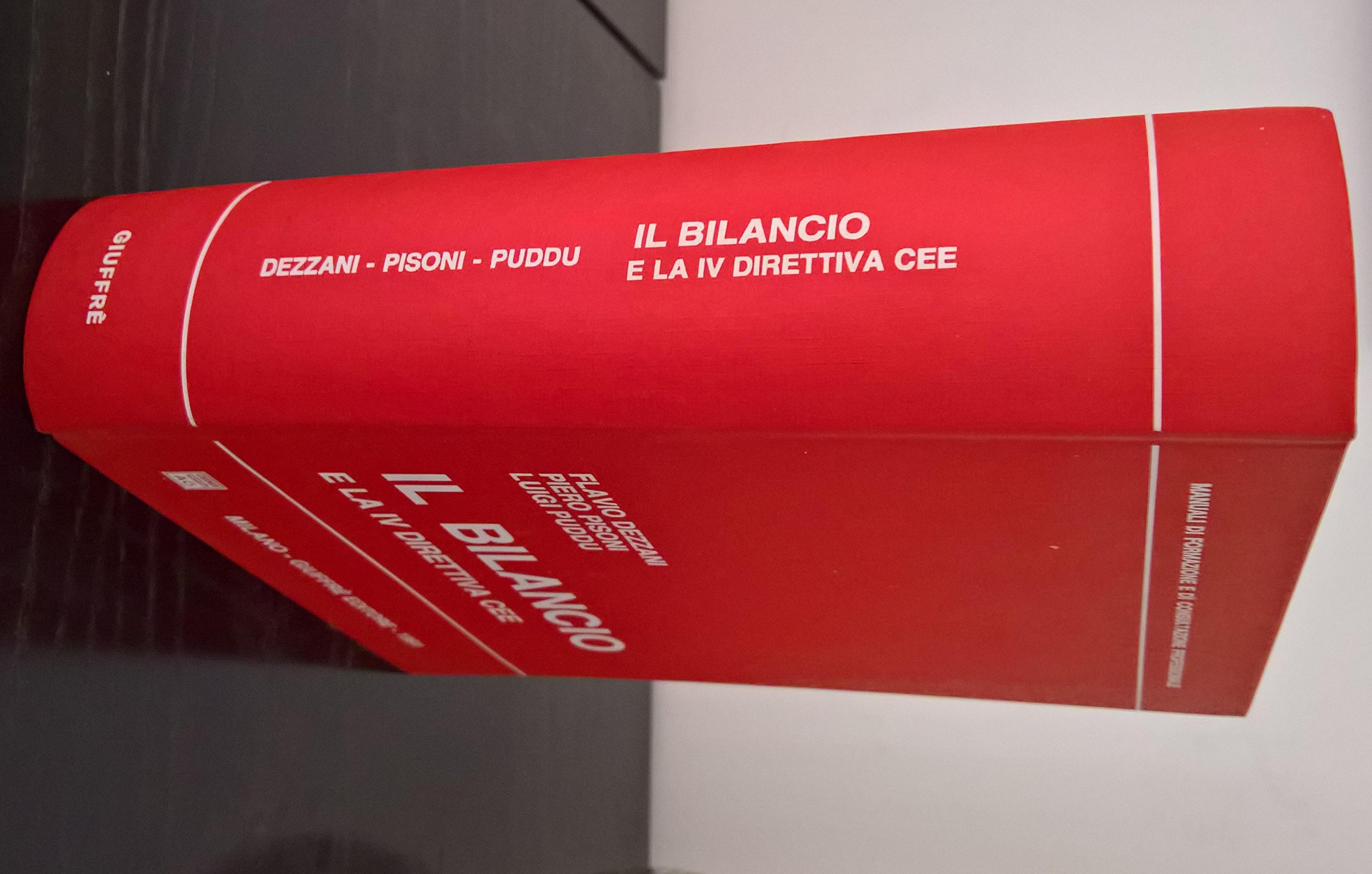 Il bilancio e la 4/a direttiva CEE