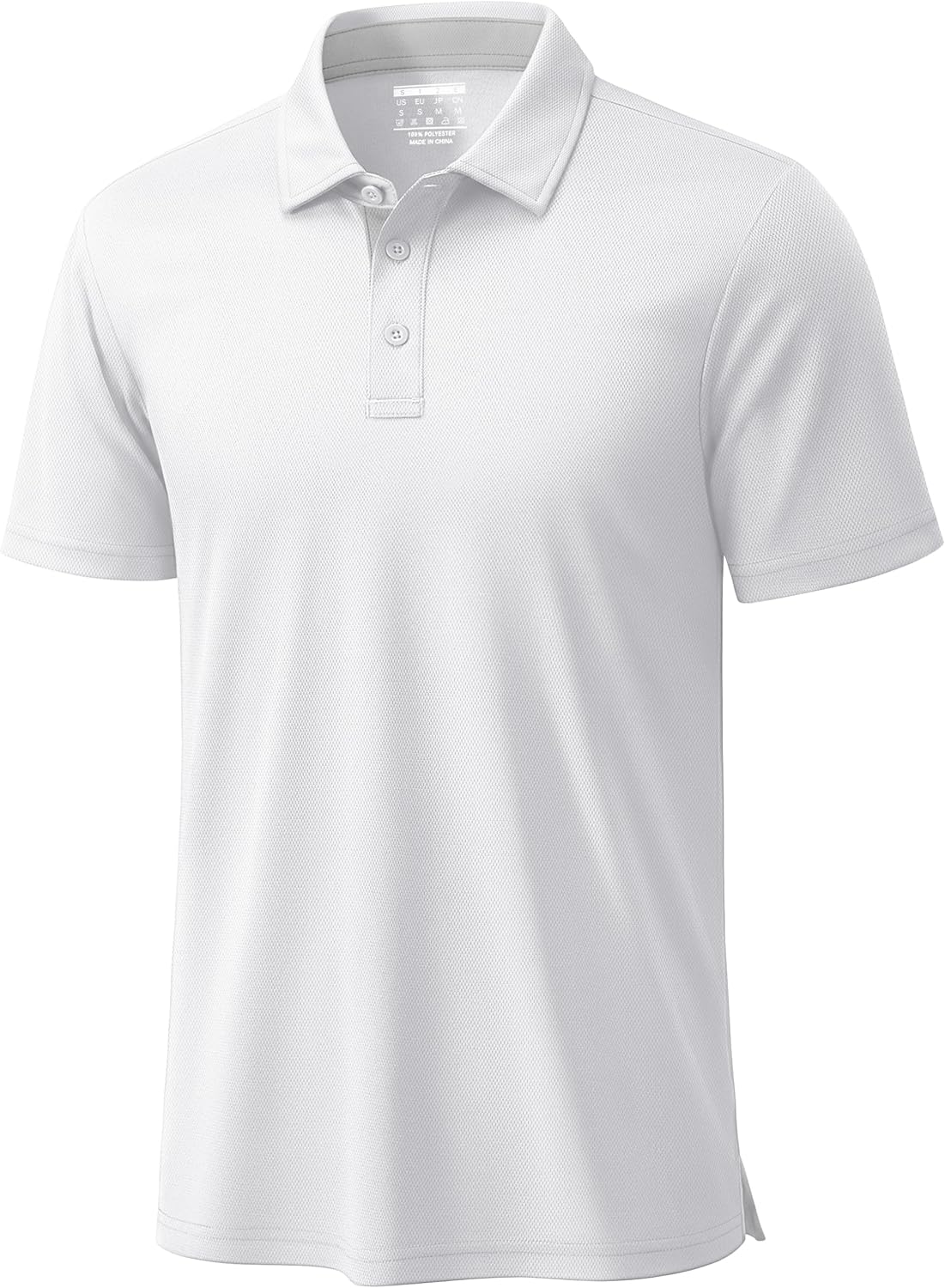 TACVASEN Mens Polo Shirts Short Sleeve Dry Fit Moisture Wicking Performance Collared Golf Shirt for Men Casual Athletic