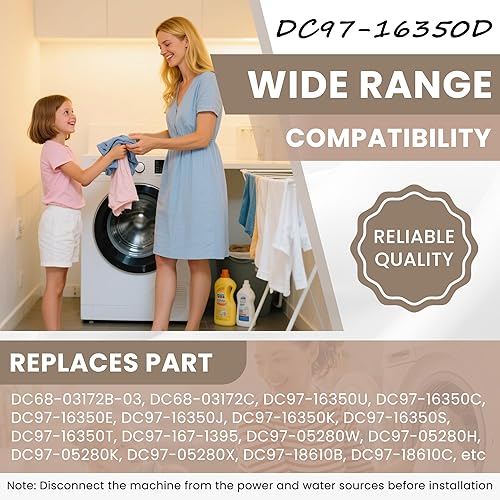 Miniatura 5 de UPGRADE DC68-03172B-03 DC68-03172C DC97-16350D Varillas de suspensión para lavadora Sam-sung WA45M7050AWA4 WA50R5400AVUS WA50R5200AW WA45H7000AW,