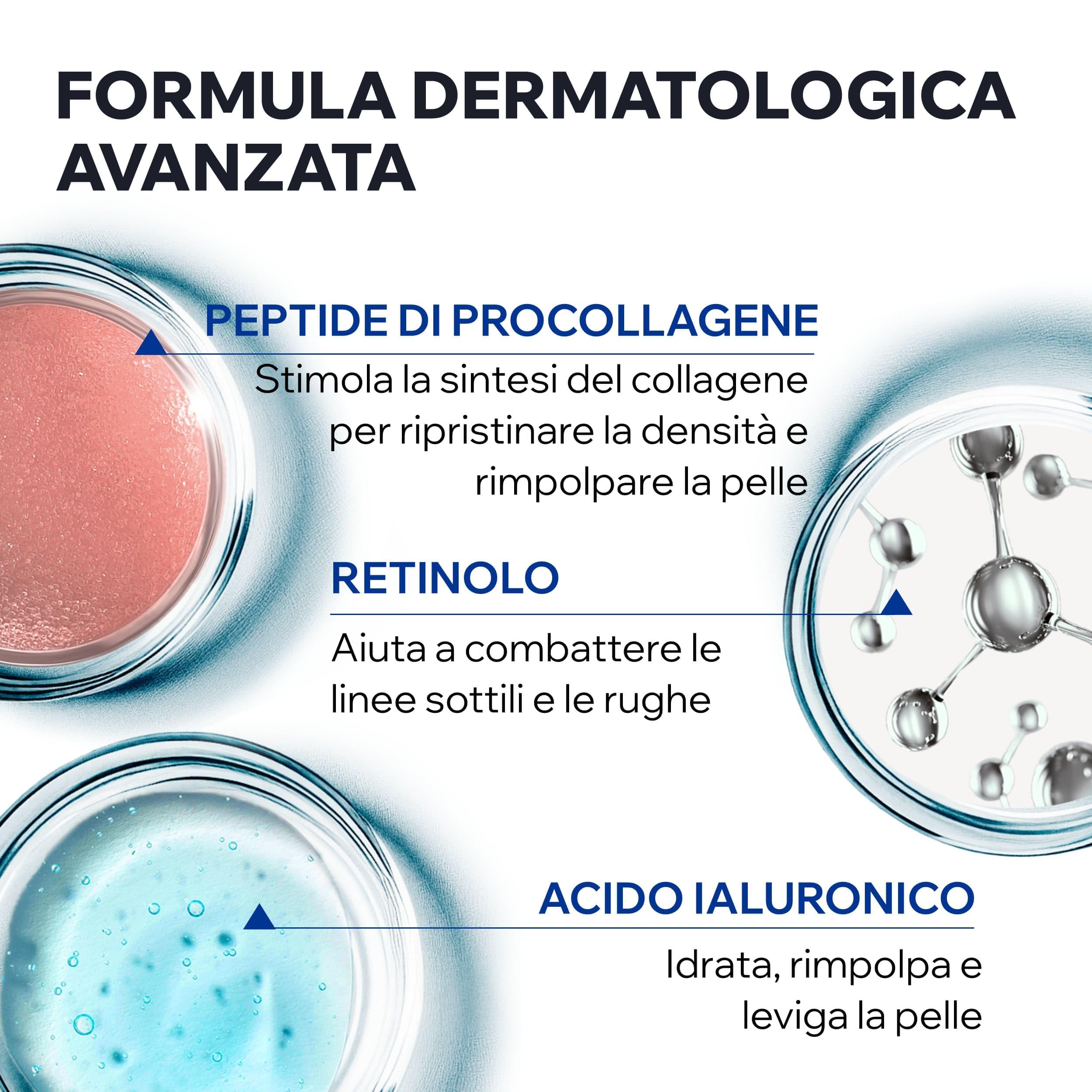 Uriage Age Absolu Siero micro-ridensificante Booster di Collagene con peptidi di procollagene e retinolo - Effetto rimpolpante immediato, Bosster di Pro-collagene X6 - Rughe, luminosità, volume - 30ml