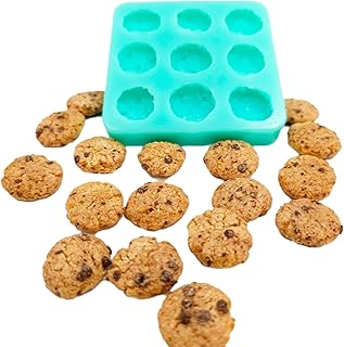 Natucraft Chocolate Chip Cookie Cereal Silicone Mold - Realistic Flexibl...