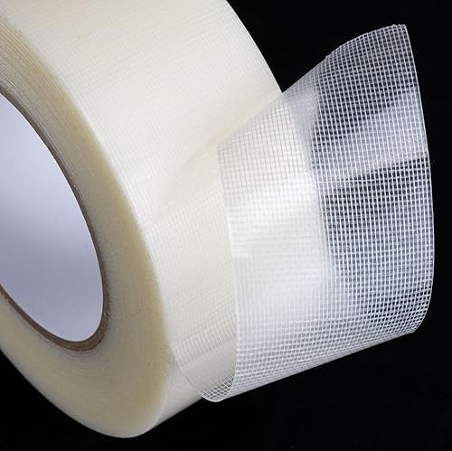 Miniatura 3 de GTSE Cinta adhesiva transparente, 1.88 pulgadas x 55 yardas (164 pies), resistente, impermeable, cinta transparente, para proyectos de bricolaje,