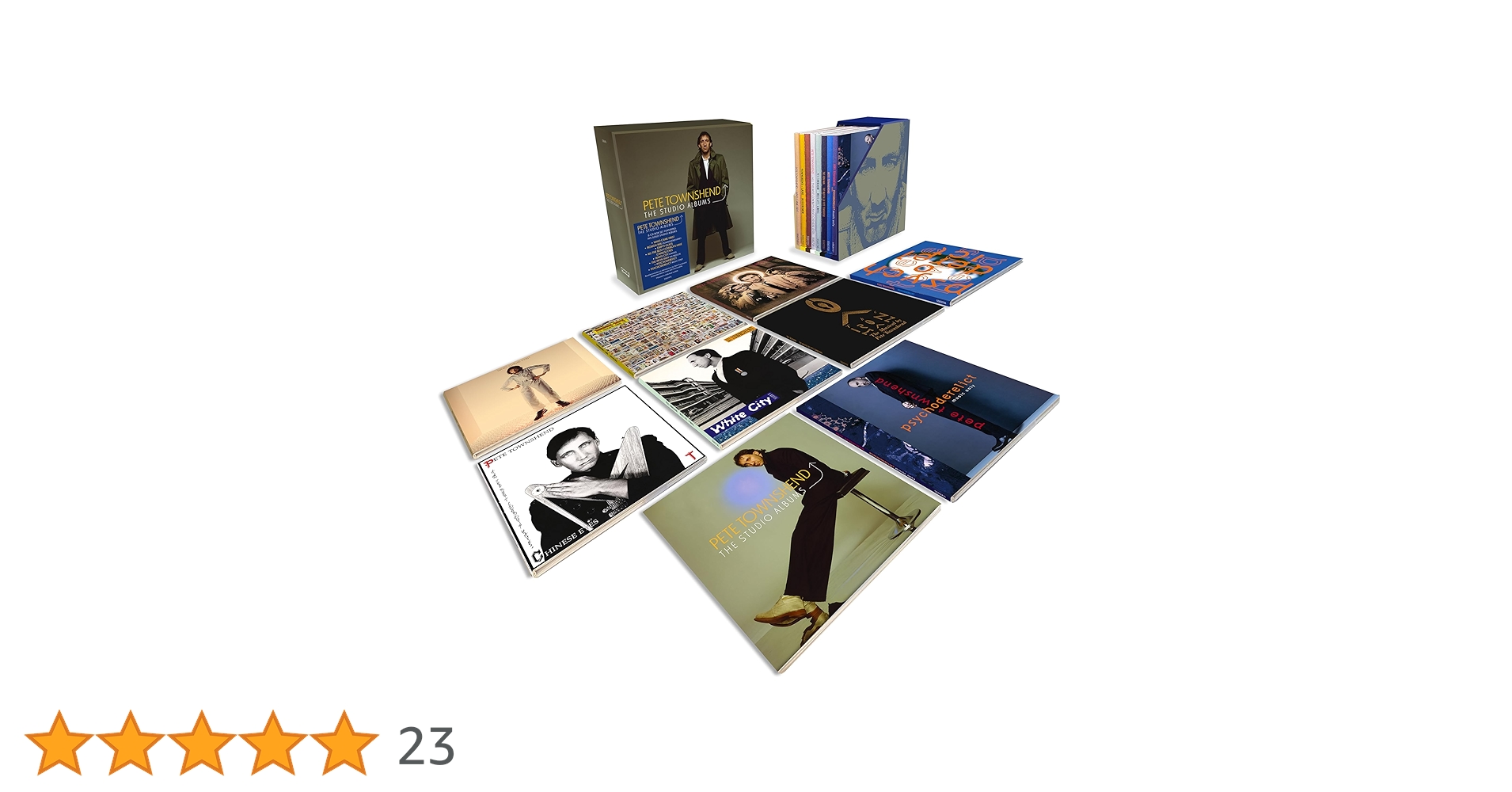 【8枚組】ピート・タウンゼント/The Studio Albums ピート・タウンゼント (ザ・フー) 8枚組ボックス『The Studio