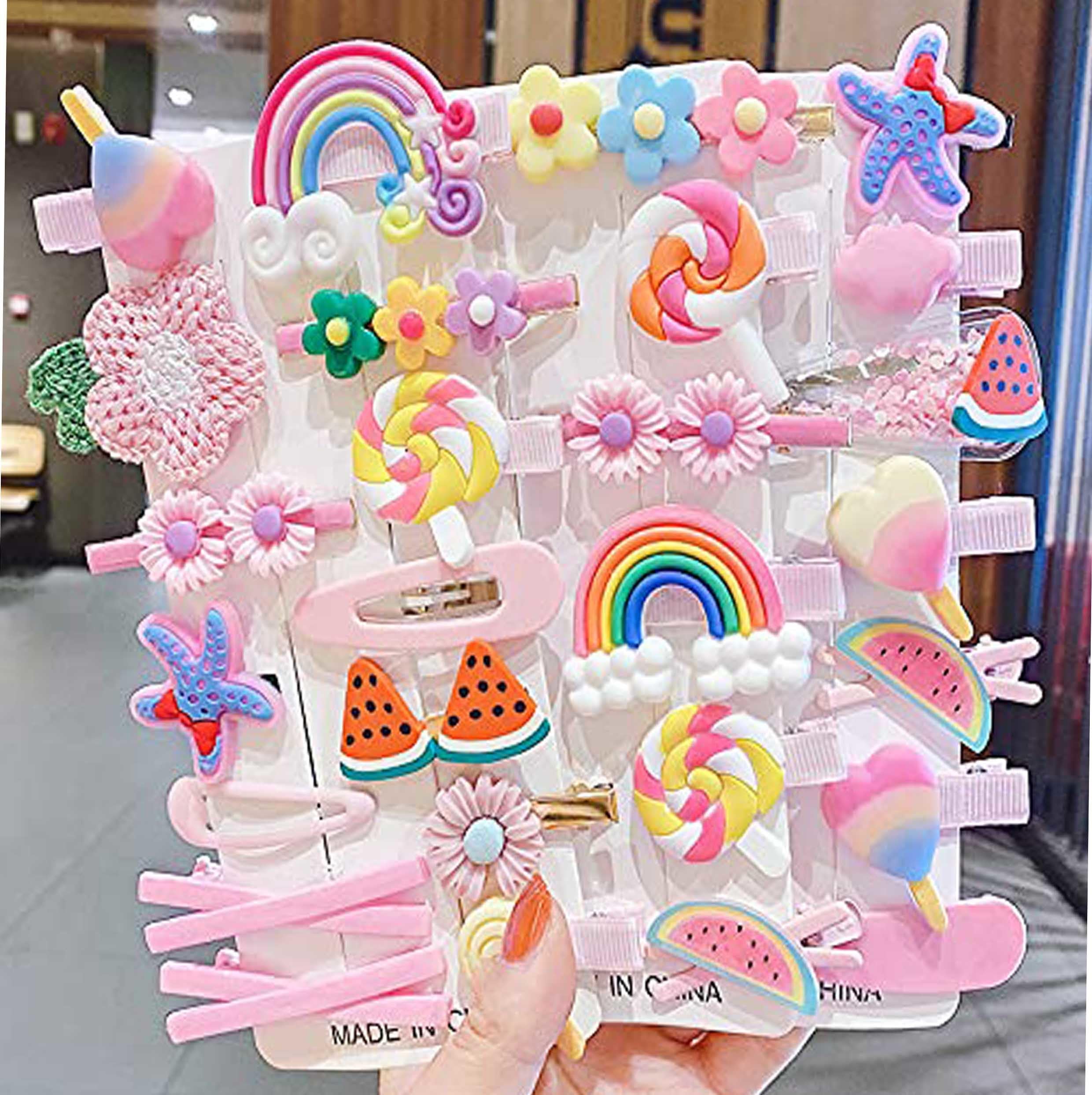 14 Pcs Multi Unicorn Ice Cream Cartoon Hair Clips Set Baby Hairpin For Kids Girls Toddler Hair Accessories (14 PC PINK) (SU_BHCP-723112) (B0D14JBSKV) Amazon Price History, Amazon Price Tracker