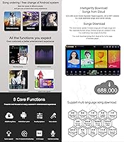 Vista 5 de 12TB HDD, 141K vietnamita+ inglés, 19 '' reproductor de karaoke con pantalla táctil