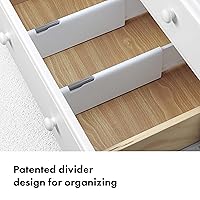 Vista 2 de OXO Separadores de cajones Tot, paquete de 2