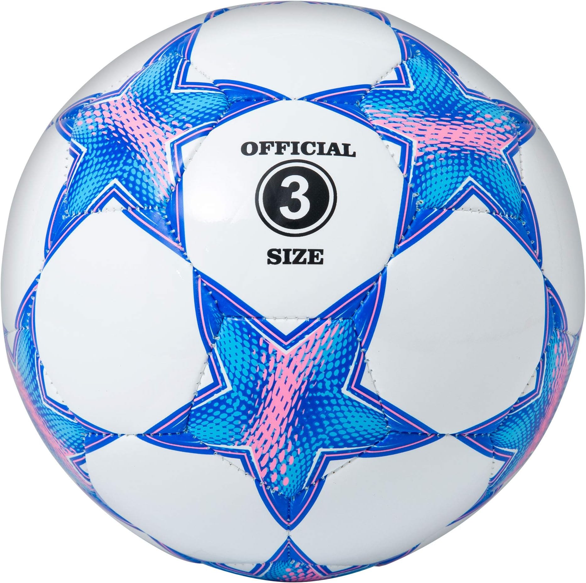 Runleaps Soccer Ball Size 1.5& Size 3 & Size 4 & Size 5 for Kids and Adult, Ball Toys with Star Pattern Official Size Soccer Balls for Training, Playing, Boys, Girls, Toddlers, Adult