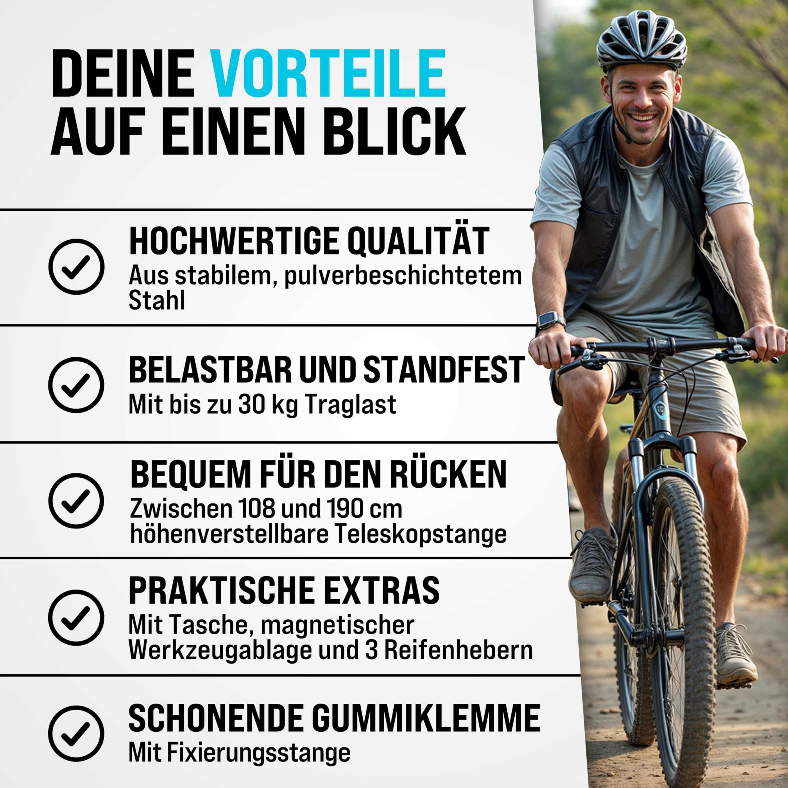 Monzana® Fahrradmontageständer Profi 30 kg Tragetasche Reifenheber Werkzeugablage Stahl klappbar höhenverstellbar Reparaturständer Fahrrad