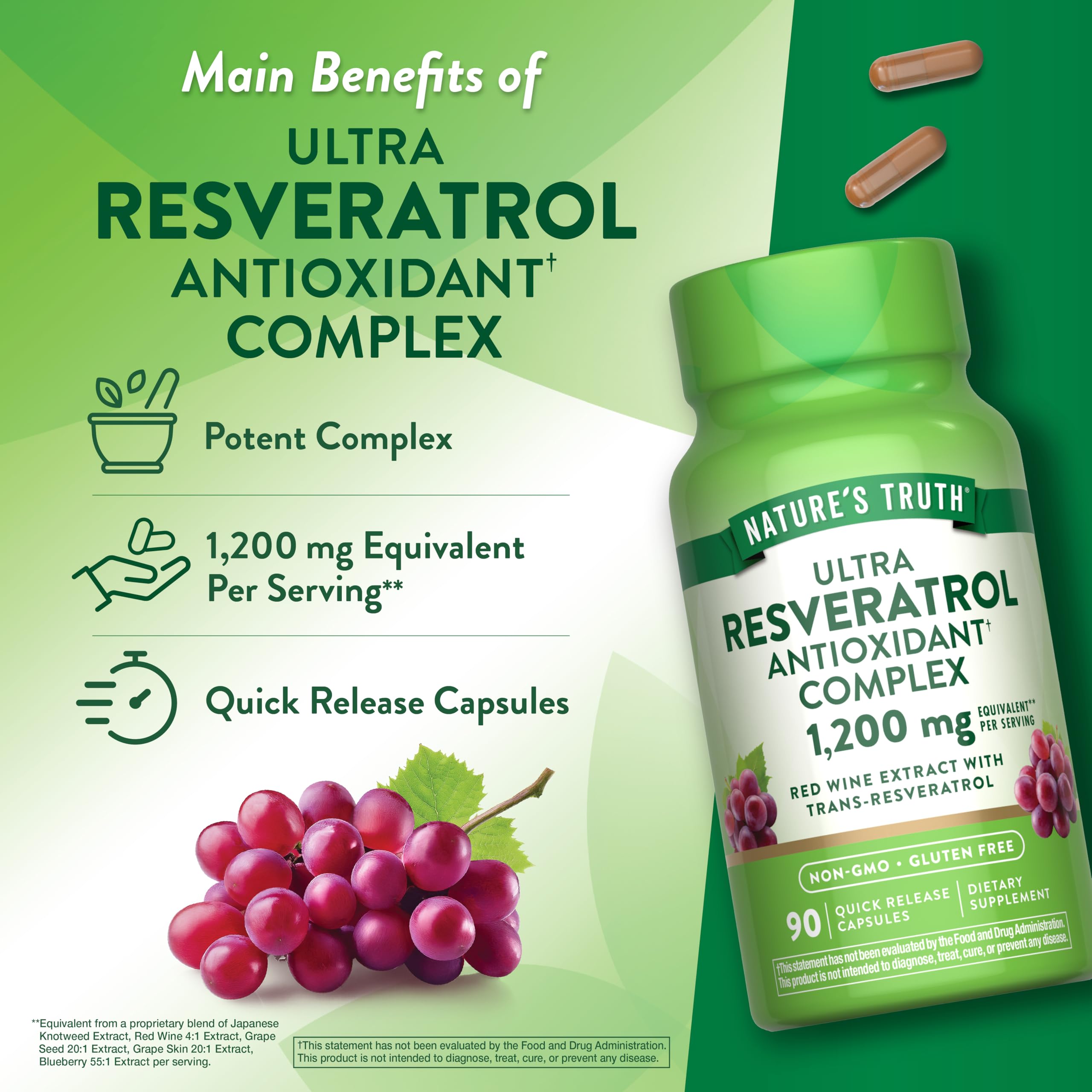 Nature's Truth Resveratrol Complex | 90 Capsules — Amazon image 5