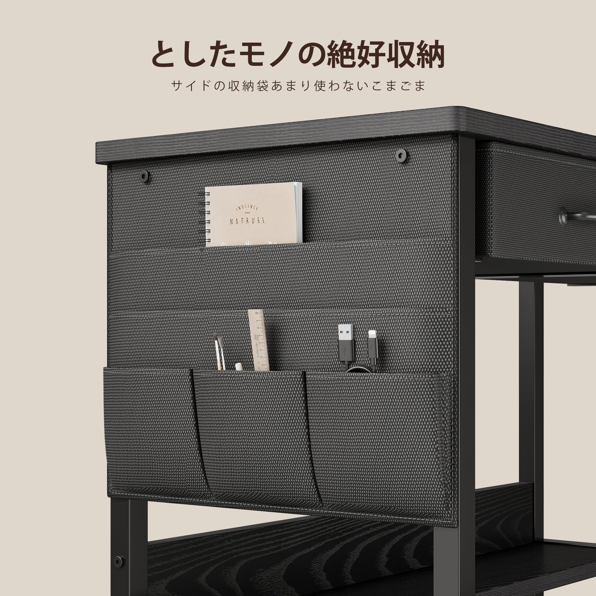 Amazon | Maihail デスク 机 pcデスク 幅100*奥行40cm パソコンデスク