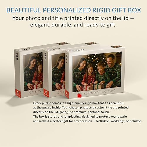 Miniatura 6 de Rompecabezas de fotos personalizado rompecabezas personalizado hecho a partir de tu propia imagen, regalo ideal para cumpleaños, día de la madre,